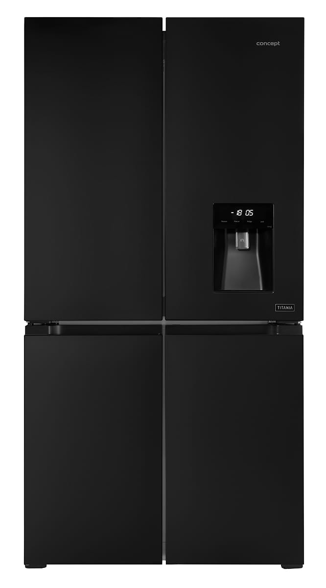 CHŁODZIARKO-ZAMRAŻARKA WOLNOSTOJĄCA MULTIDOOR QUATTRO TITANIA Z DYSTRYBUTOREM WODY LA3891DS