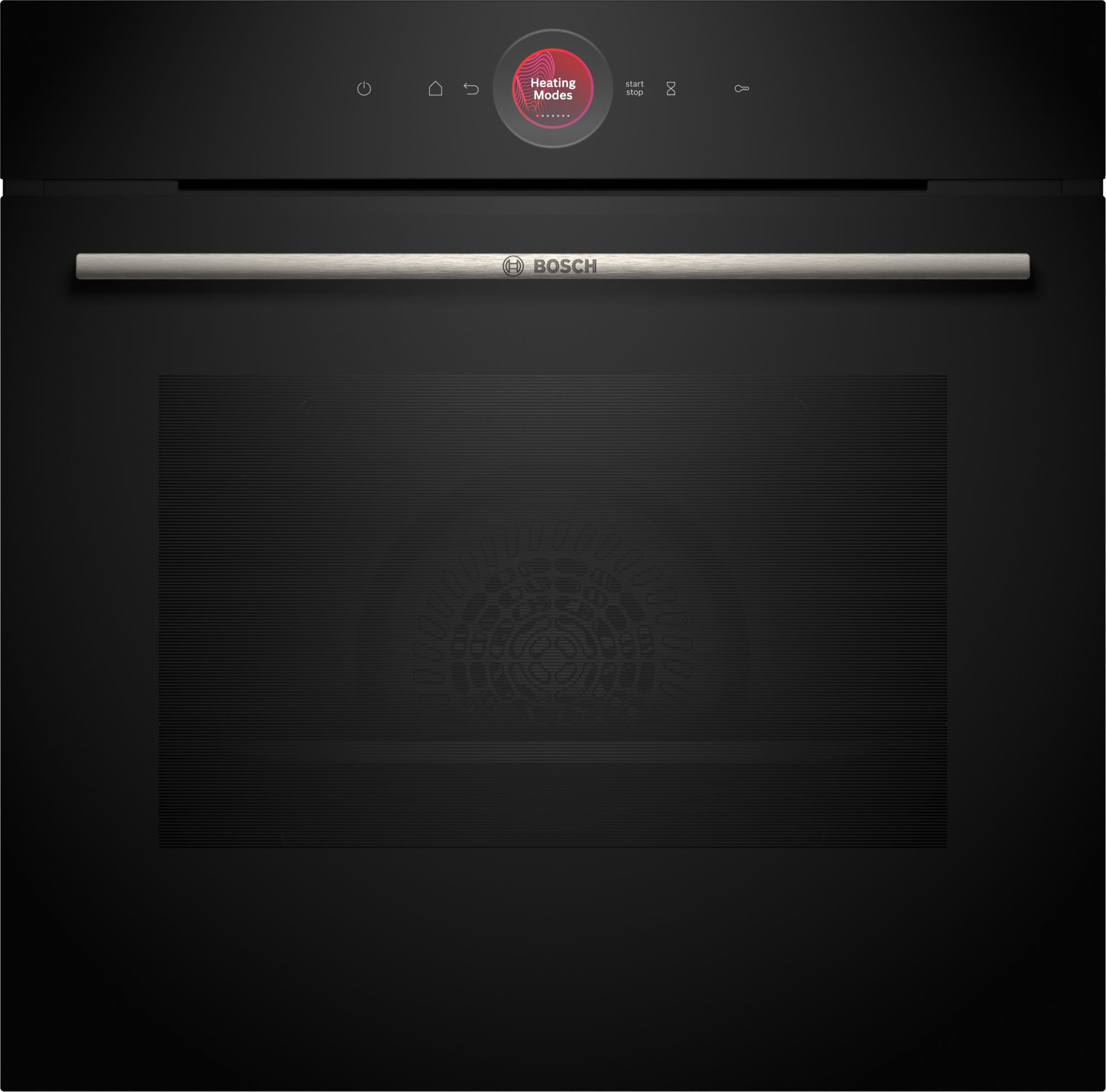 Serie 8, Piekarnik do zabudowy, 60 x 60 cm, Czarny HBG7242B1