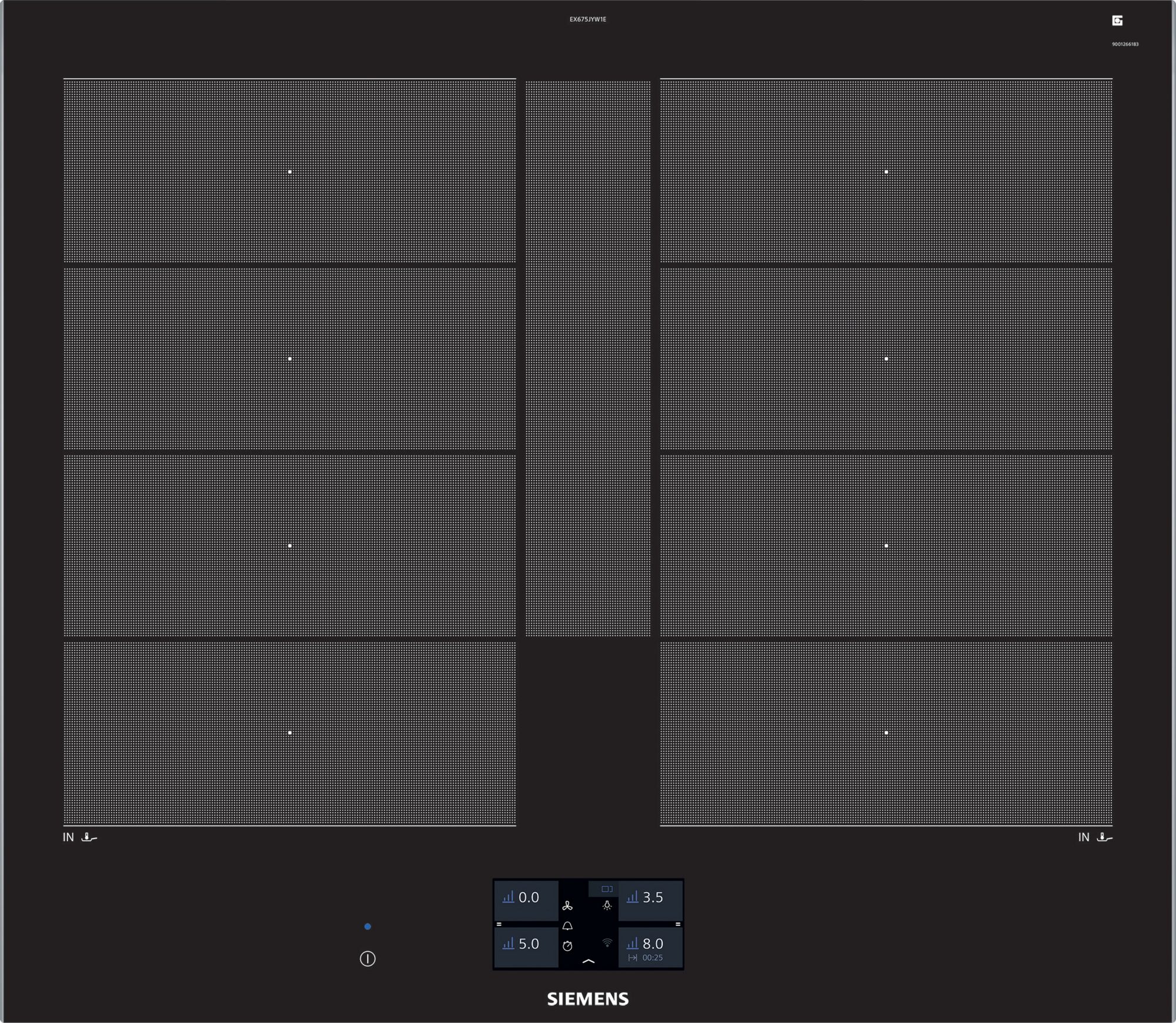 iQ700, Płyta indukcyjna, 60 cm, Czarny, EX675JYW1E